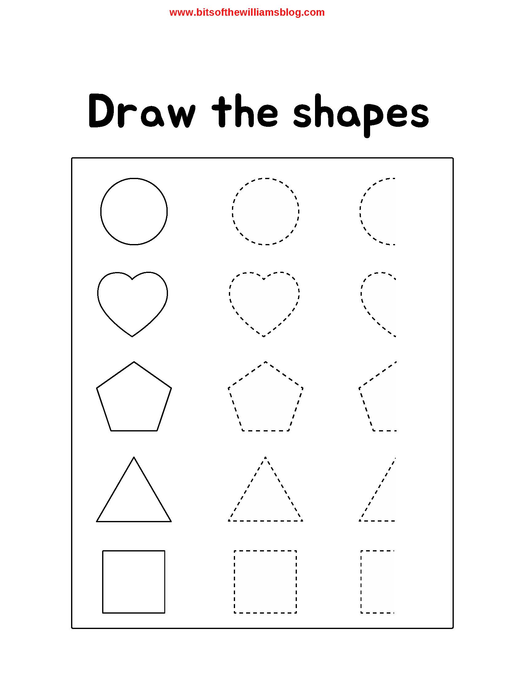 PRESCHOOL/KINDER | Bits Of The Williams