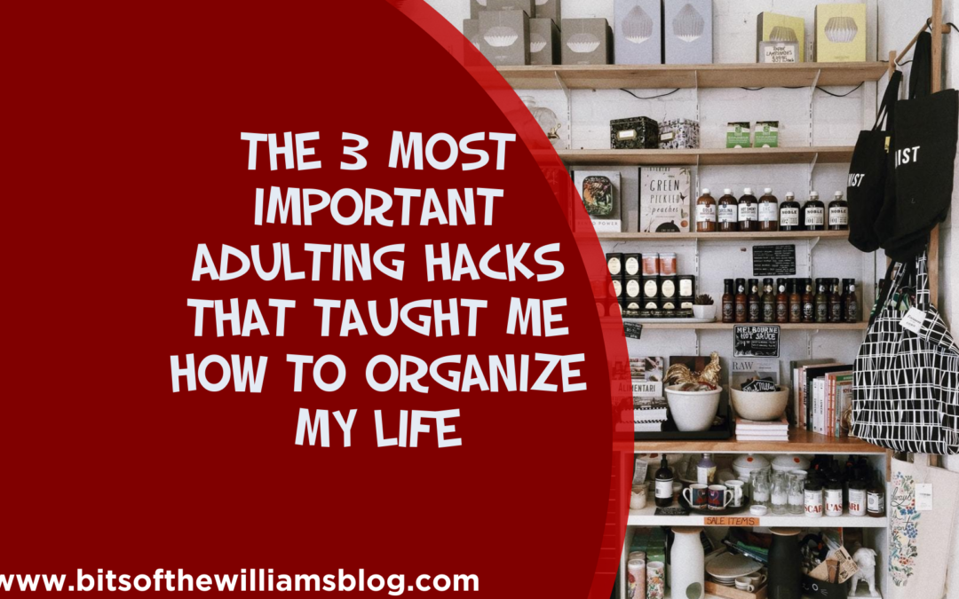 THE 3 MOST IMPORTANT ADULTING HACKS THAT TAUGHT ME HOW TO ORGANIZE MY LIFE