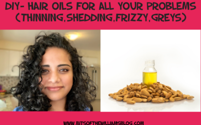 DIY- HAIR OILS FOR ALL YOUR PROBLEMS (THINNING,SHEDDING,FRIZZY,GREYS)