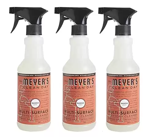 Mrs. Meyer's Clean Day Multi Surface Everyday Cleaner, Radish Scent, 16 Ounce (Pack of 3)